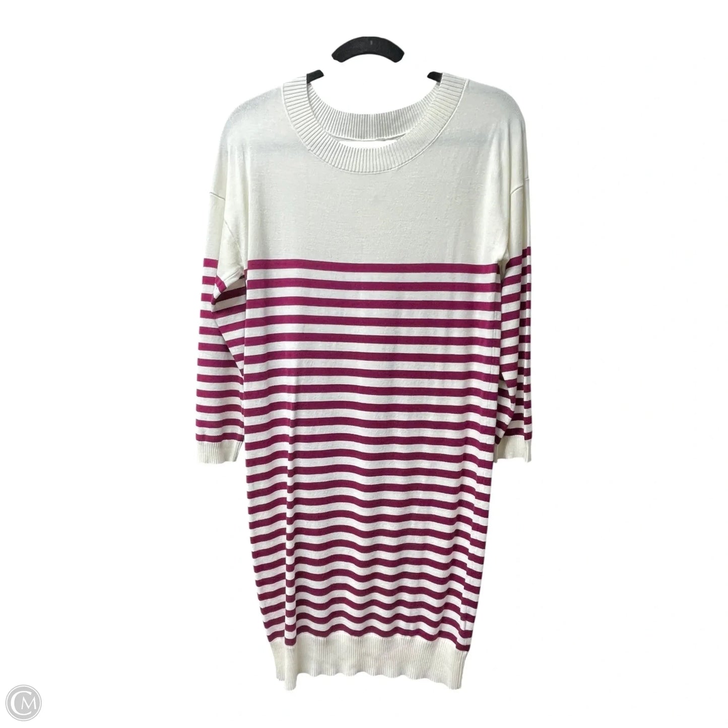 Dress Sweater By Pink Blush In Maroon, Size: L