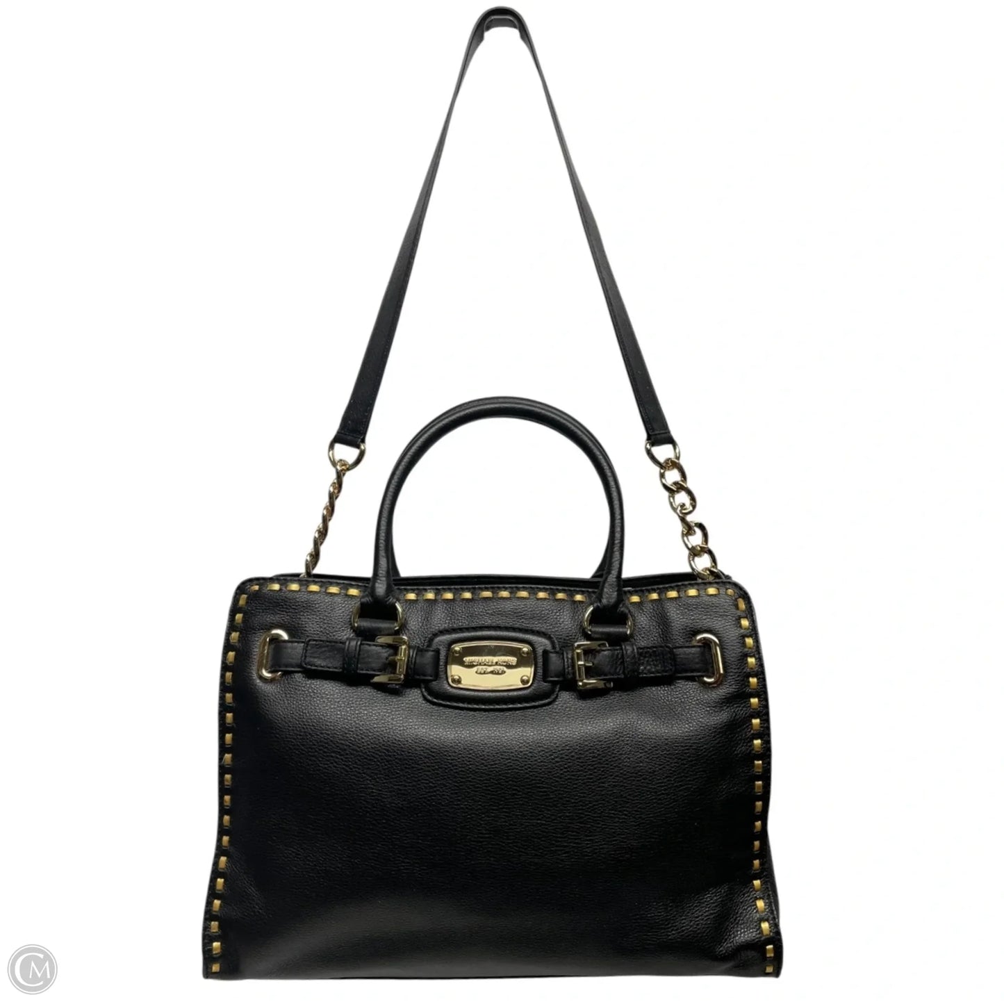 Handbag Leather By Michael By Michael Kors, Size: Large