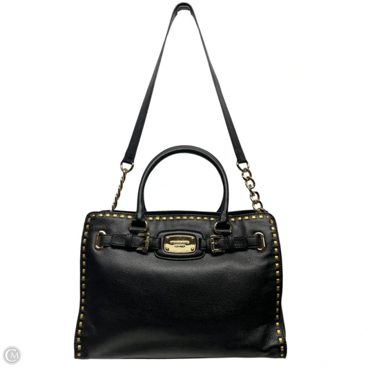 Handbag Leather By Michael By Michael Kors, Size: Large