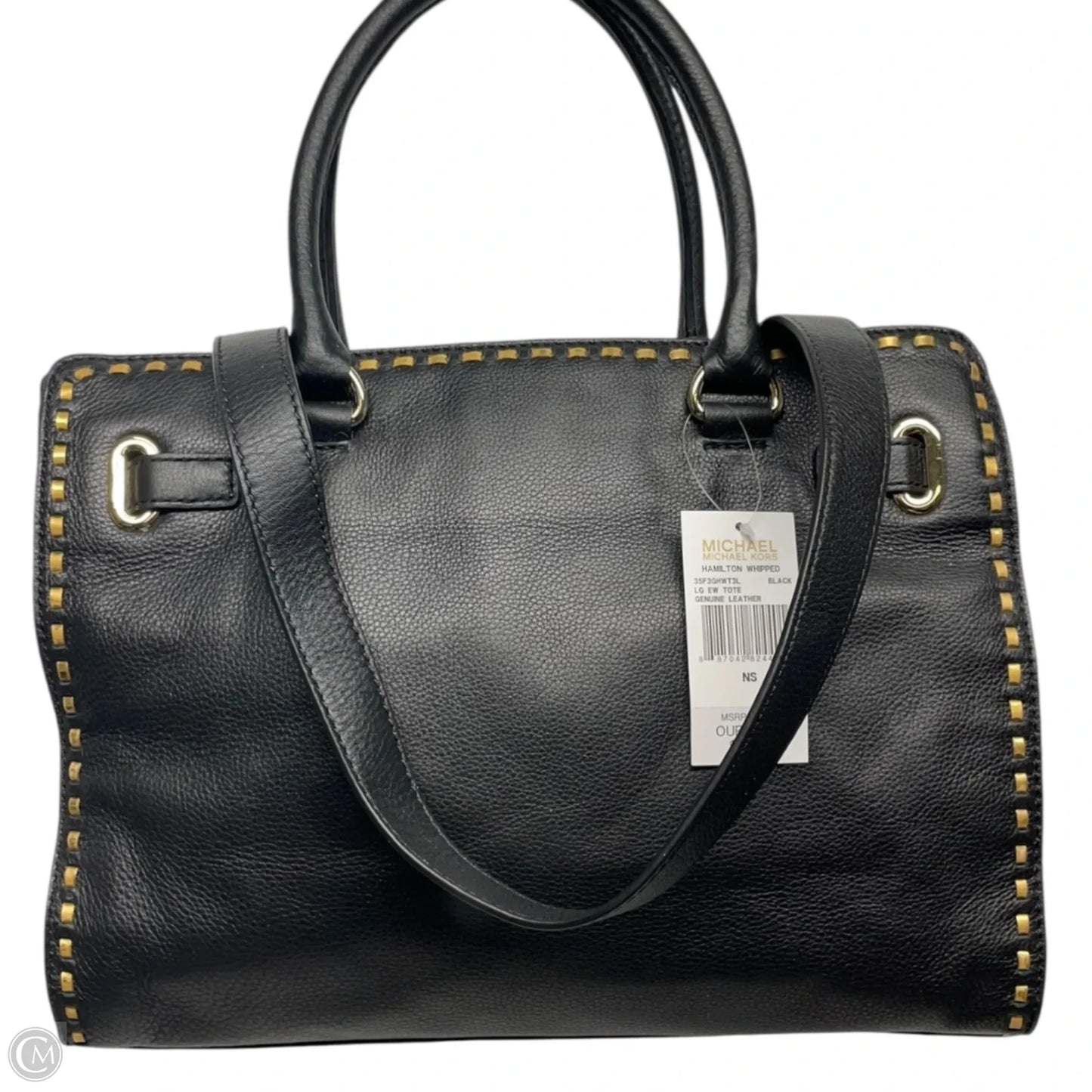 Handbag Leather By Michael By Michael Kors, Size: Large