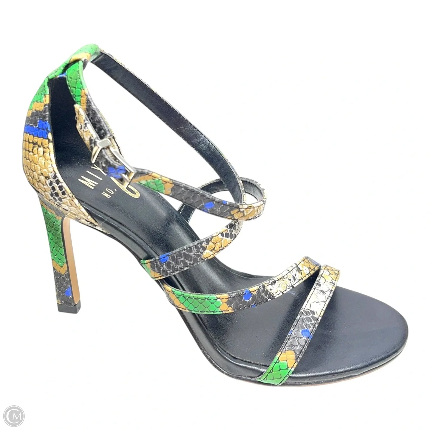 Sandals Heels Stiletto By Mix No 6 In Multi-colored, Size: 6