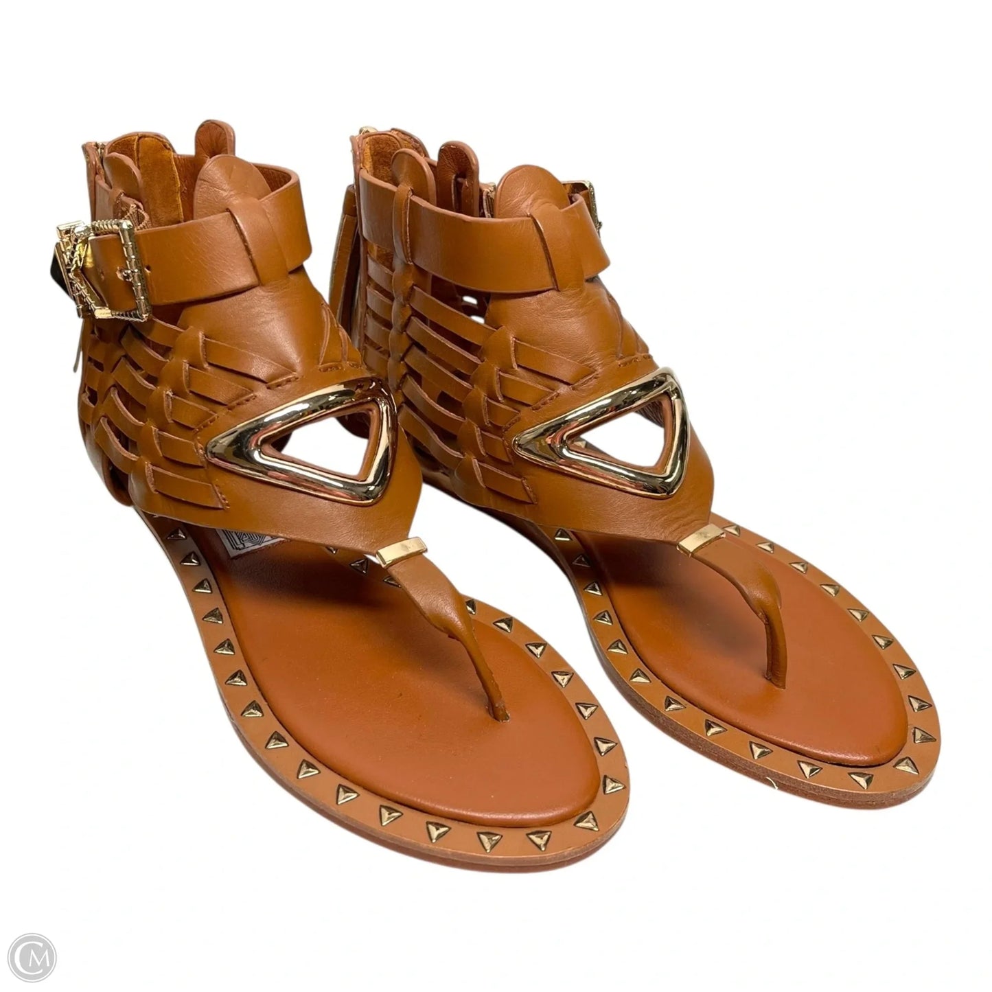 Sandals Flats By IVY KHIRZNER  In Brown, Size: 6