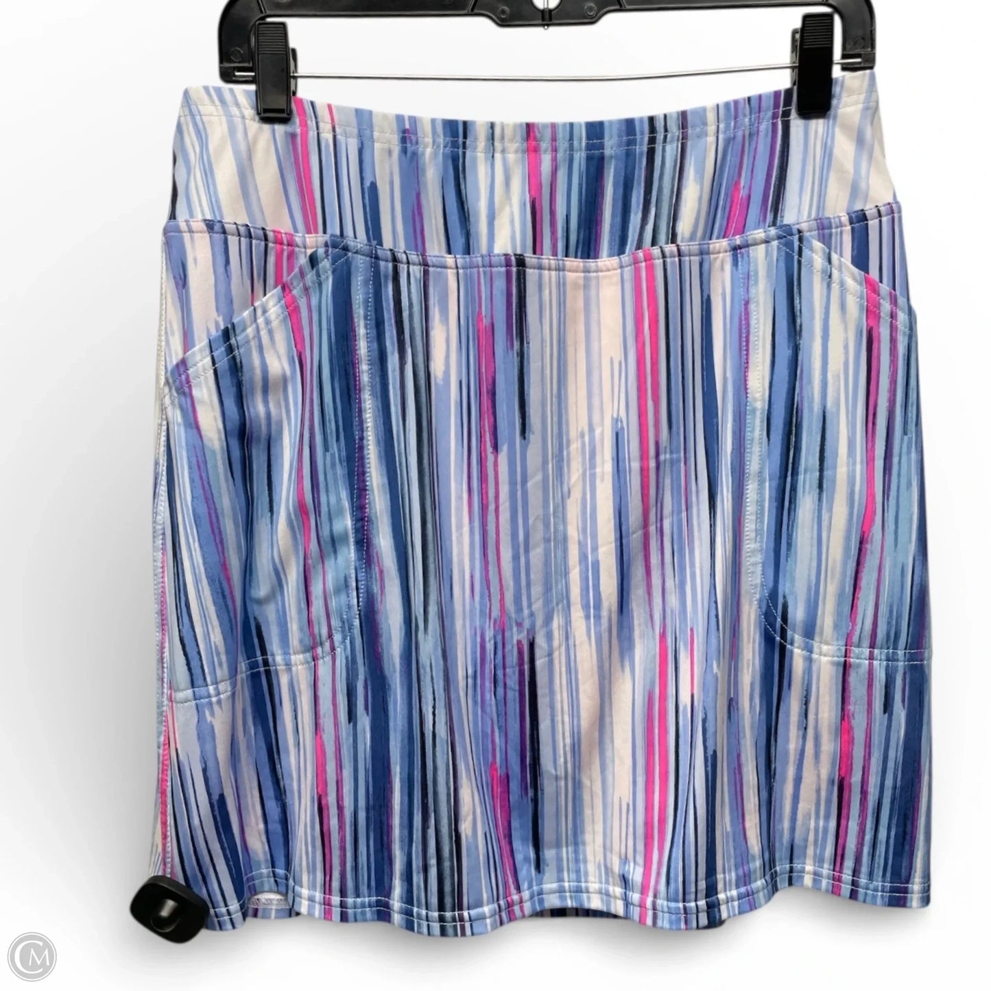 Athletic Skort By Jofit In Blue & Pink, Size: M