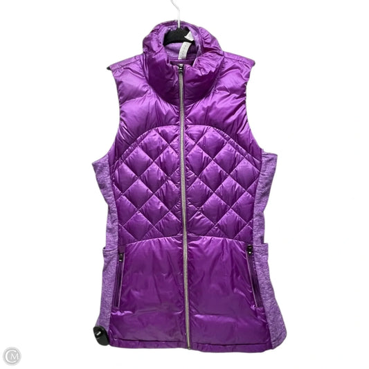 Vest Puffer & Quilted By Lululemon In Purple, Size: 4