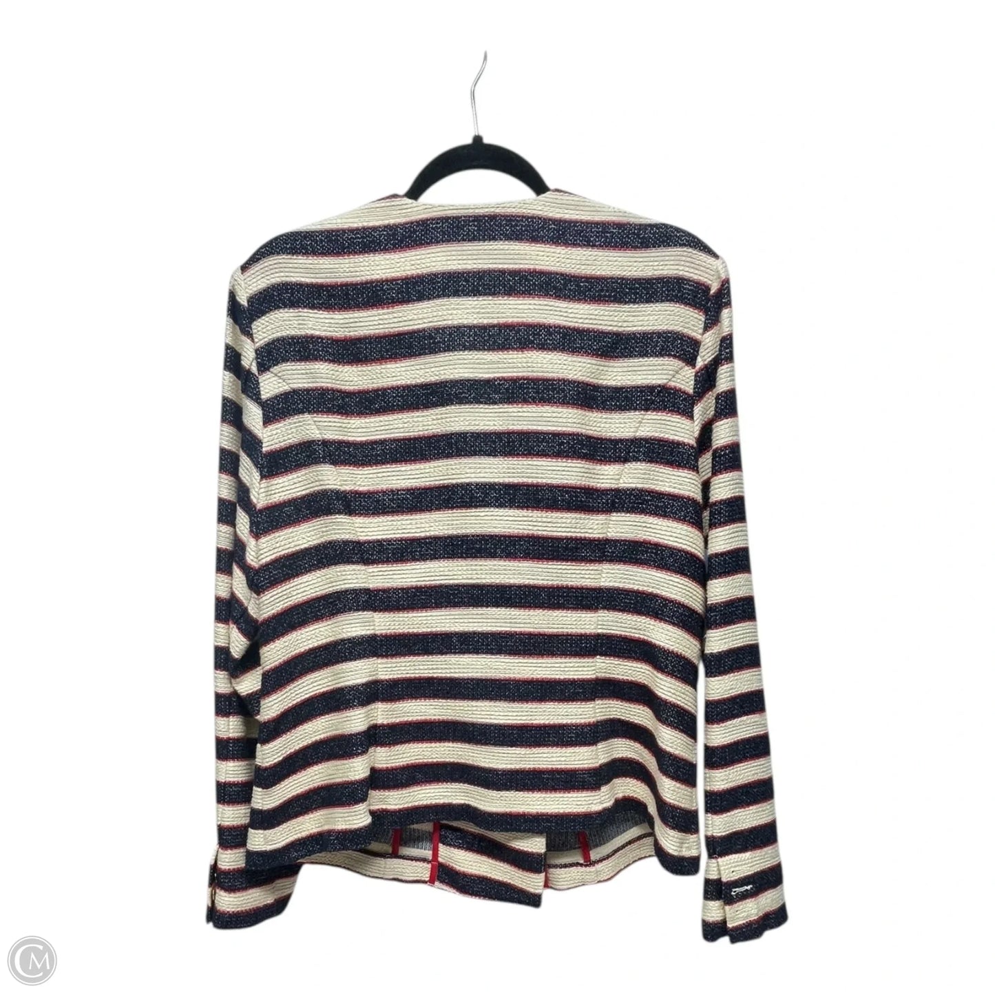 Blazer By Cabi In Blue Red & White, Size: 14