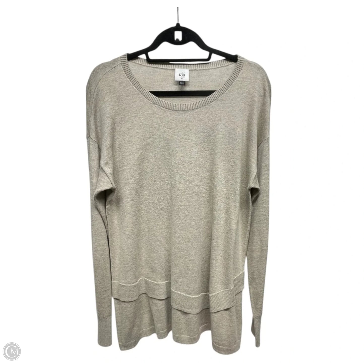Sweater By Cabi In Tan, Size: M