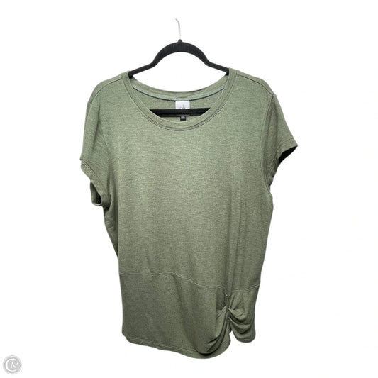 Top Short Sleeve By Cabi In Green, Size: L