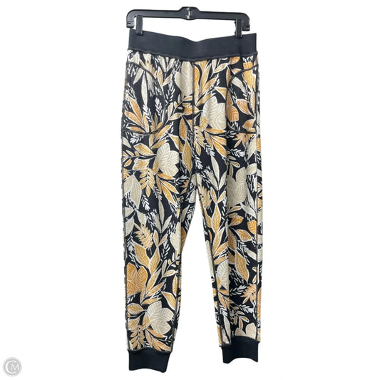 Pants Joggers By Clothes Mentor In Black & Orange, Size: M