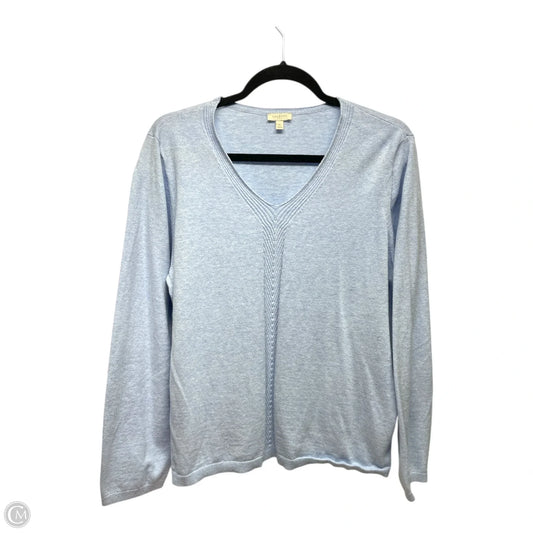Sweater By Talbots In Blue, Size: Xl
