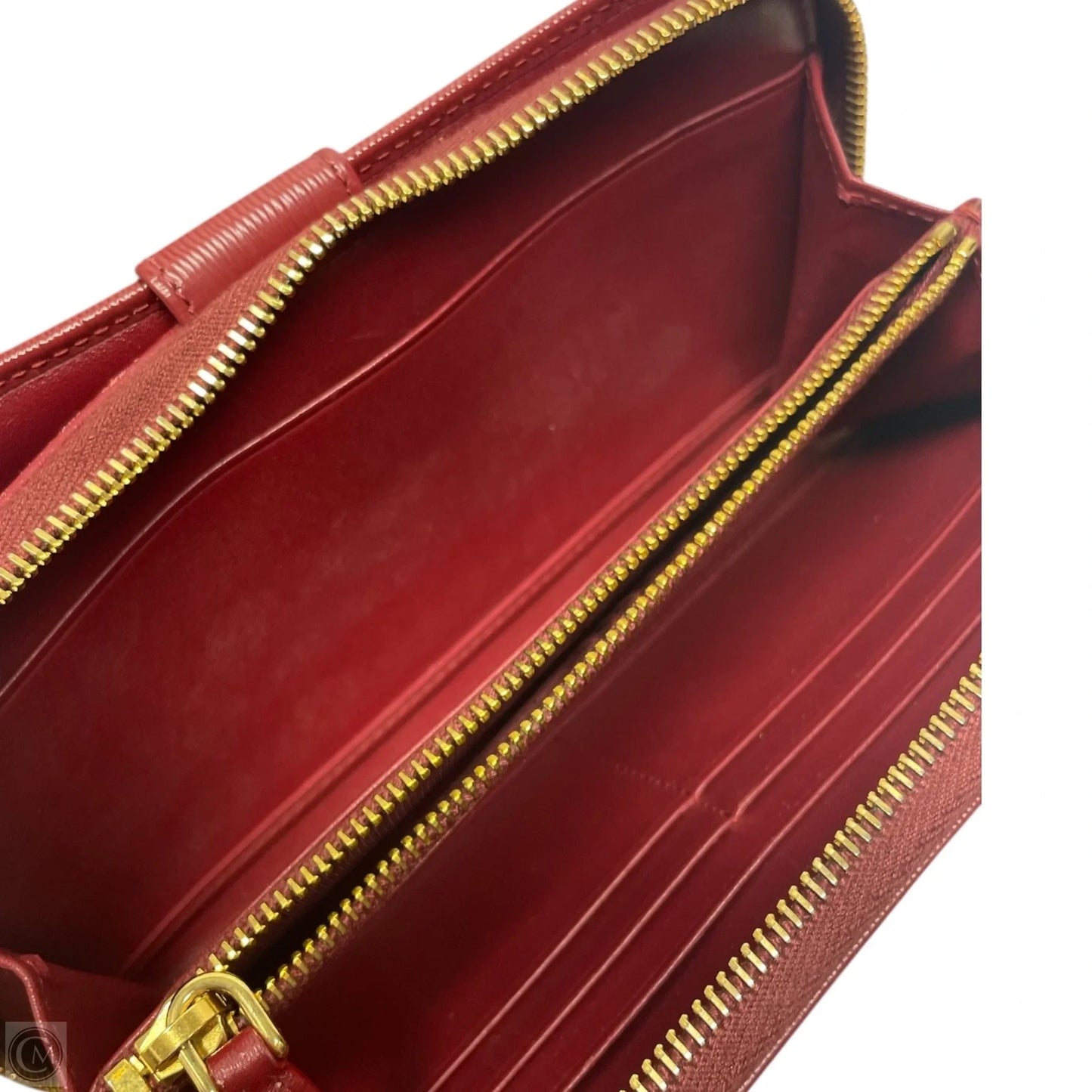 Wallet Luxury Designer By Prada, Size: Large