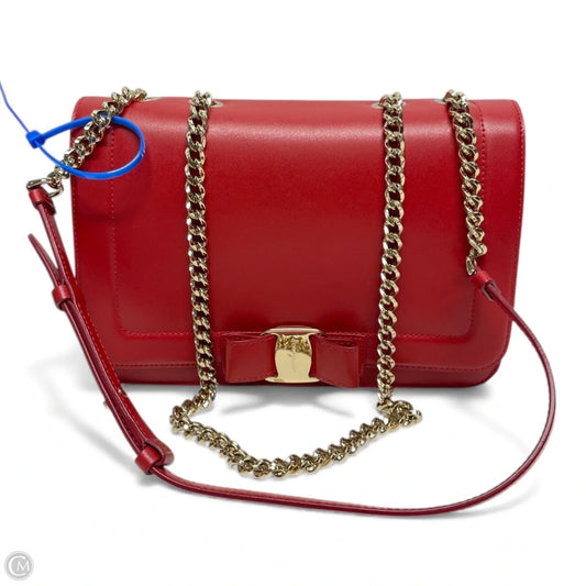 Handbag Luxury Designer By Ferragamo, Size: Medium