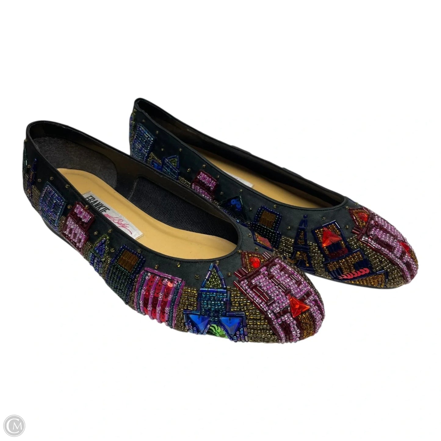 Shoes Flats By frankie and baby In Multi-colored, Size: 7.5