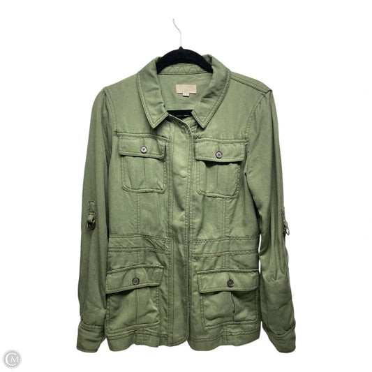 Jacket Utility By Loft In Green, Size: S