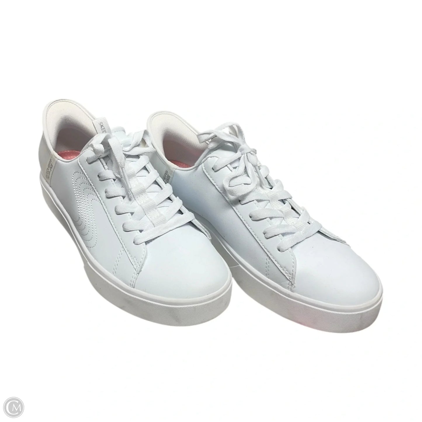 Shoes Sneakers By Skechers In White, Size: 9