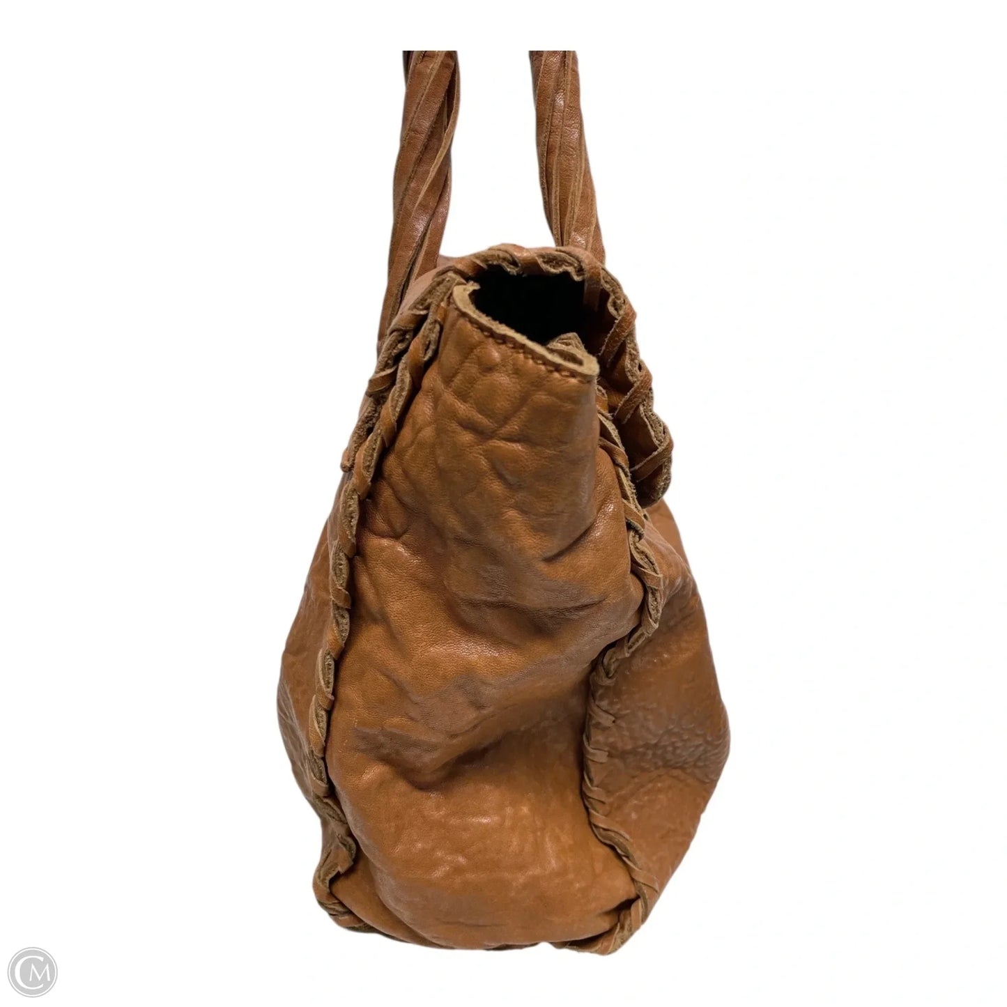 Handbag Leather By Clothes Mentor, Size: Large