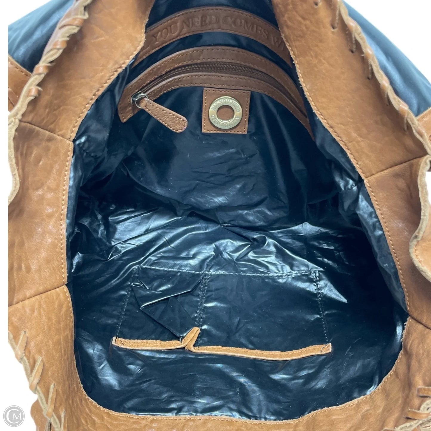 Handbag Leather By Clothes Mentor, Size: Large