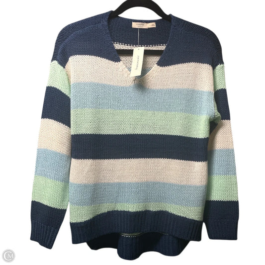 Sweater By Harper In Striped Pattern, Size: L