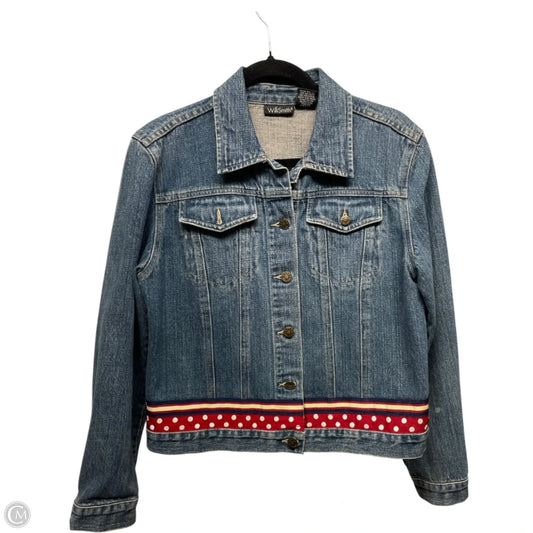 Jacket Denim By Willi Smith In Blue, Size: L