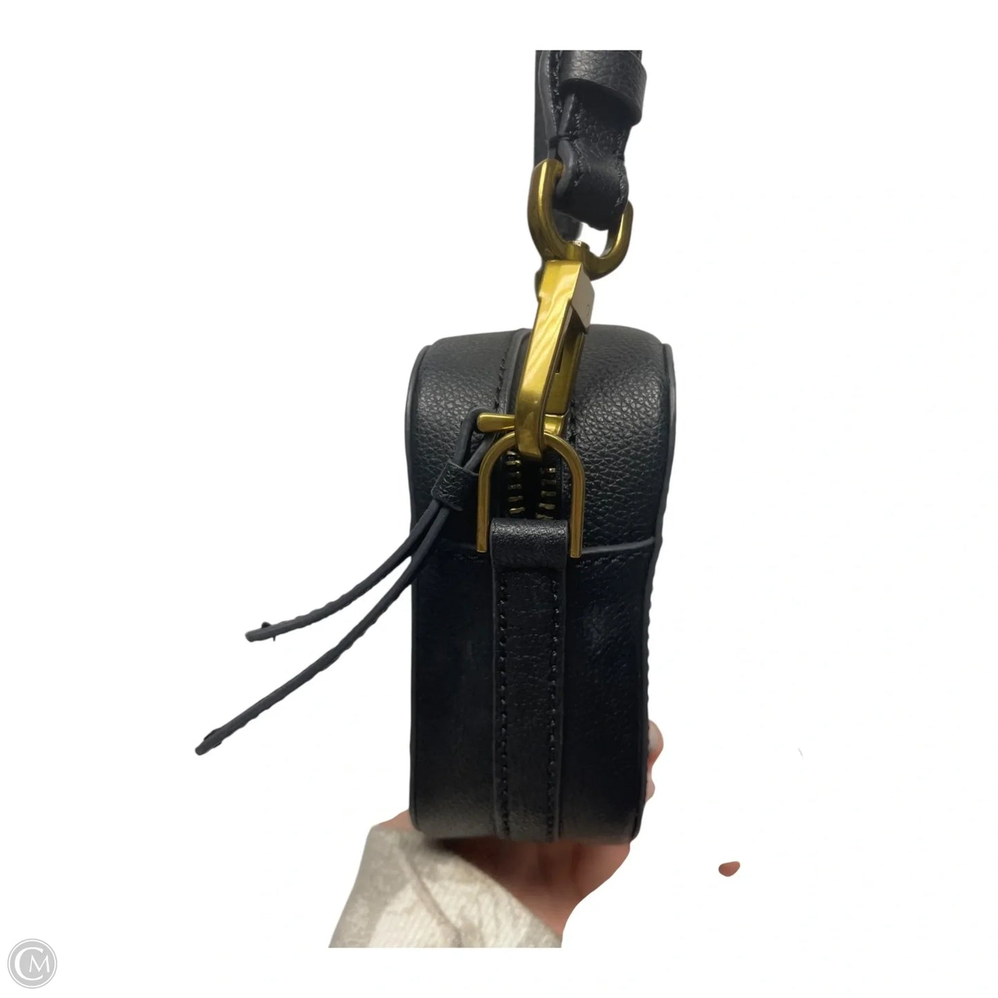 Crossbody Leather By Fossil, Size: Small