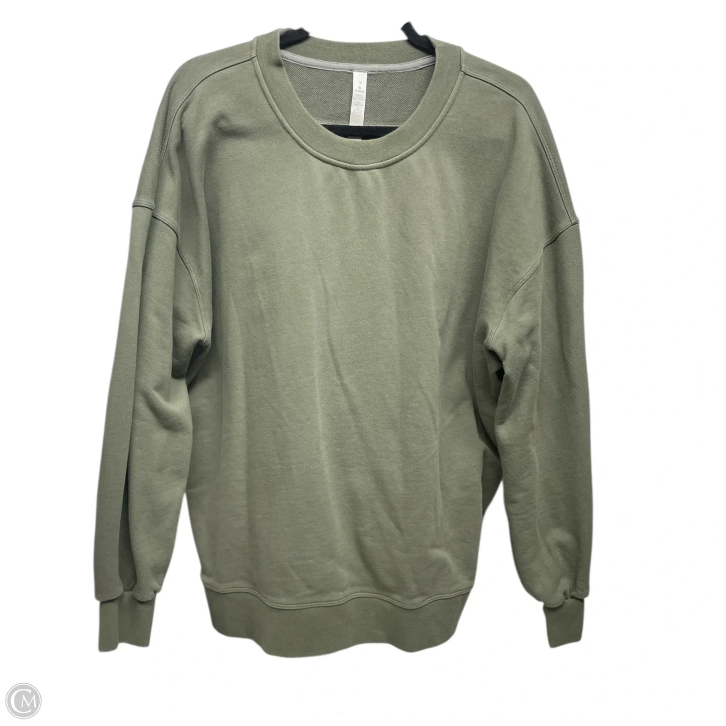 Sweatshirt Crewneck By Lululemon In Green, Size: 10