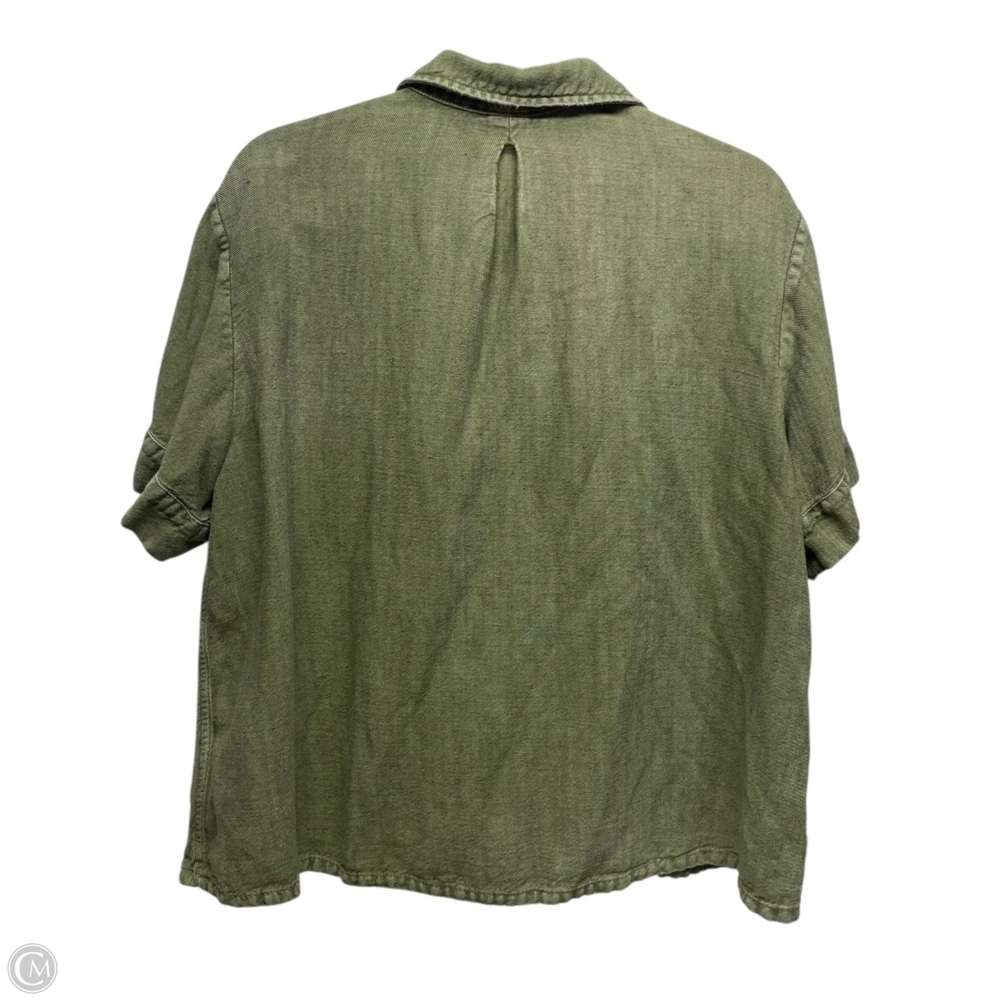 Top Short Sleeve By Ag Jeans In Green, Size: M
