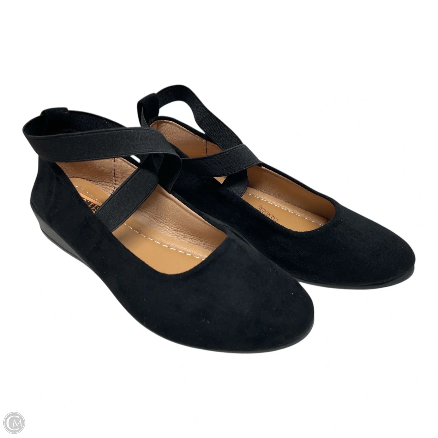 Shoes Flats By Clothes Mentor In Black, Size: 7.5