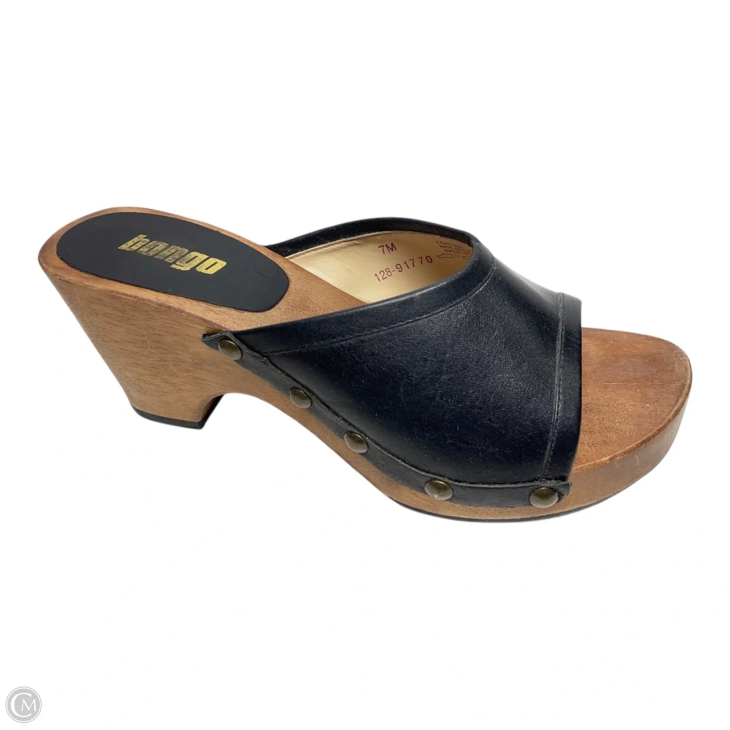 Sandals Heels Wedge By Bongo In Black, Size: 7