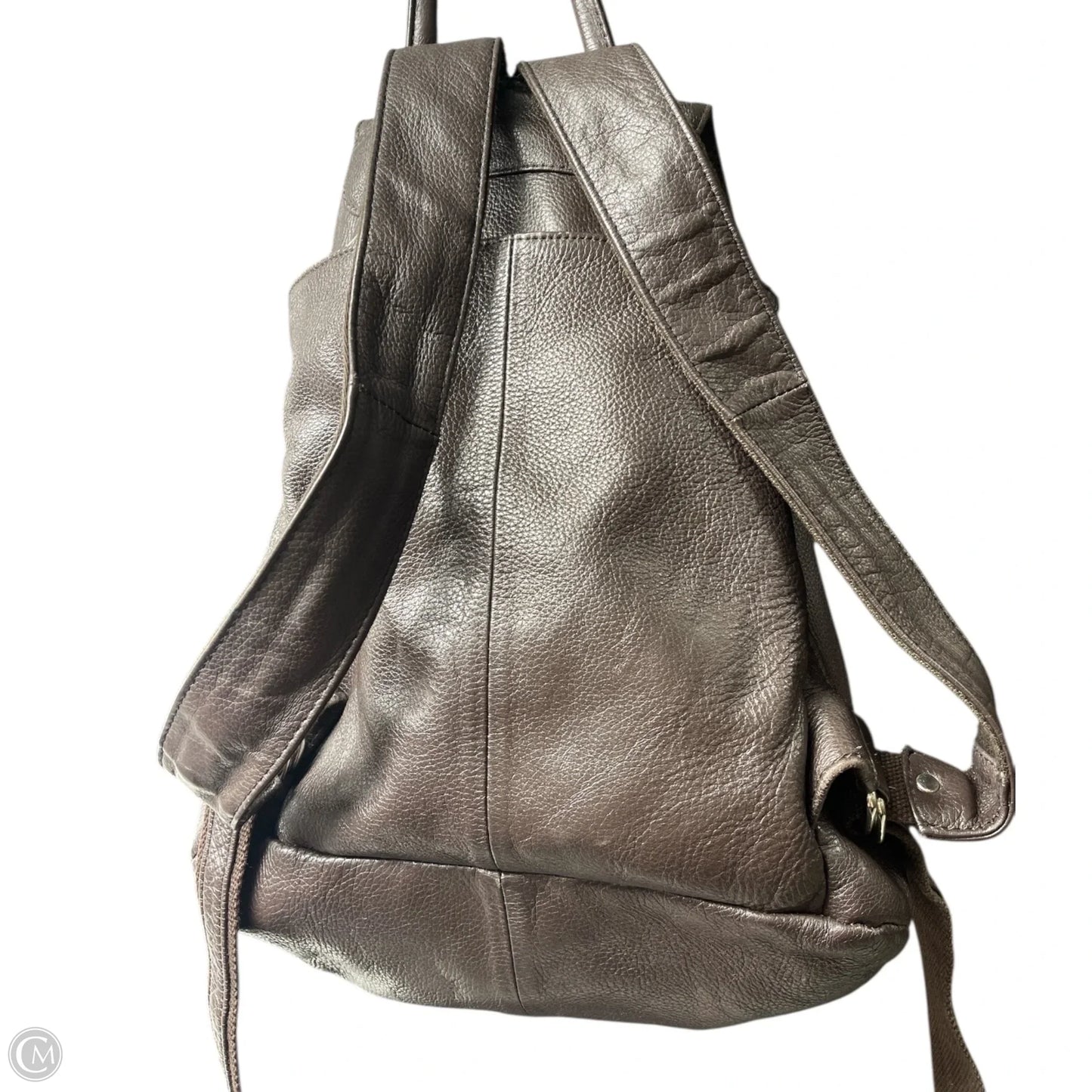 Backpack Leather By Clothes Mentor, Size: Large