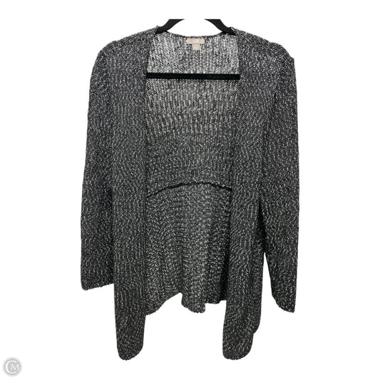 Sweater Cardigan By J. Jill In Black & White, Size: M