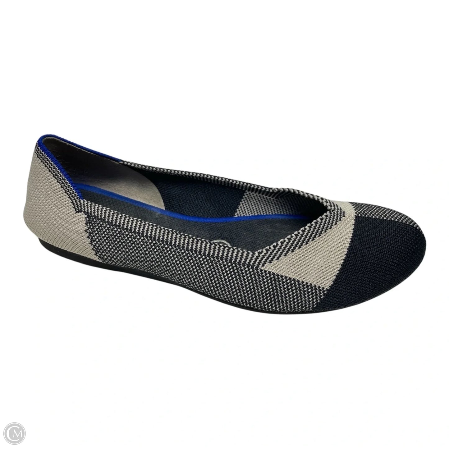 Shoes Flats By Rothys In Black & Tan, Size: 6.5