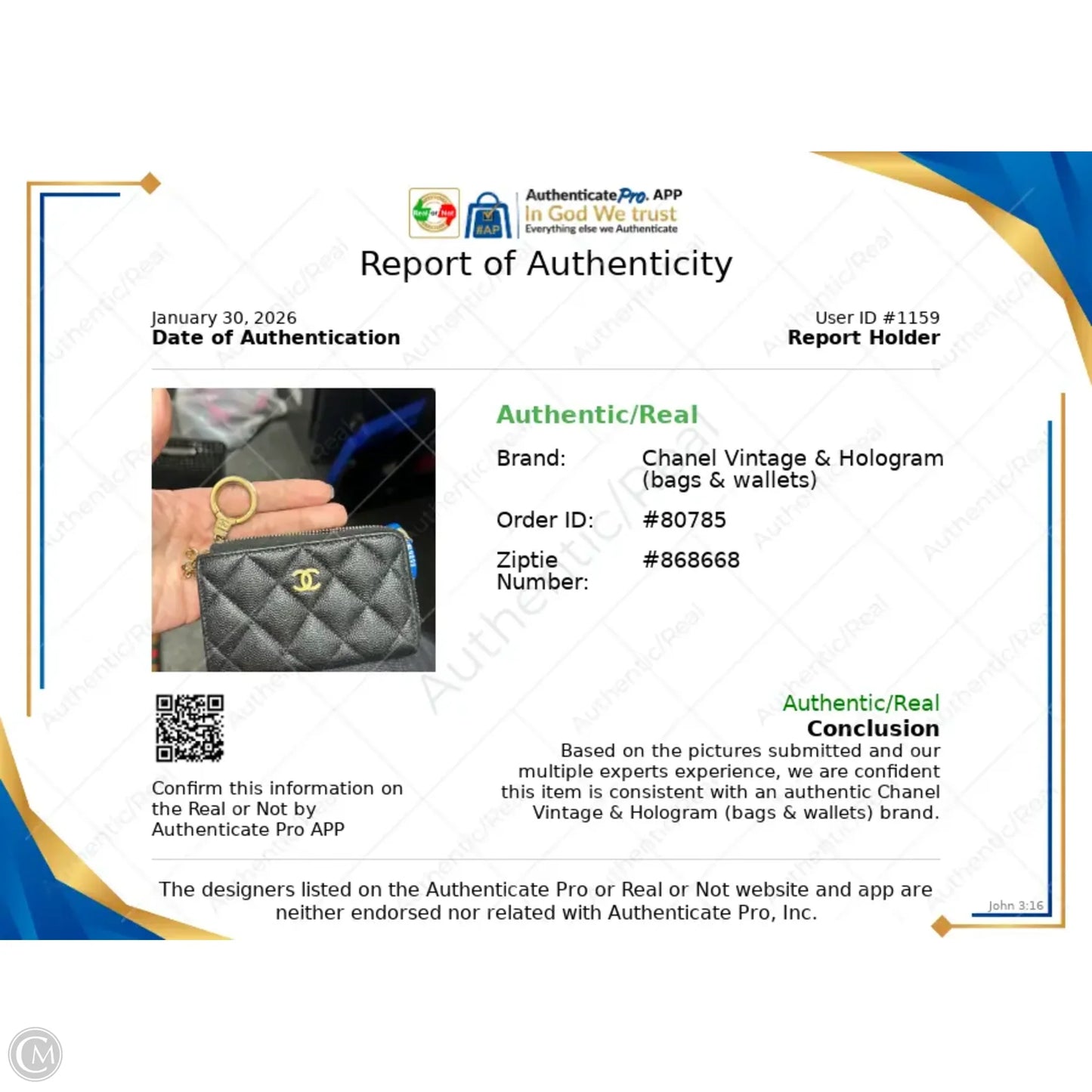 Coin Purse Luxury Designer By Chanel, Size: Small