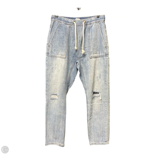 Jeans Straight By Easel In Blue Denim, Size: M