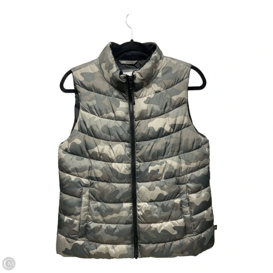 Vest Puffer & Quilted By Gap In Camouflage Print, Size: S