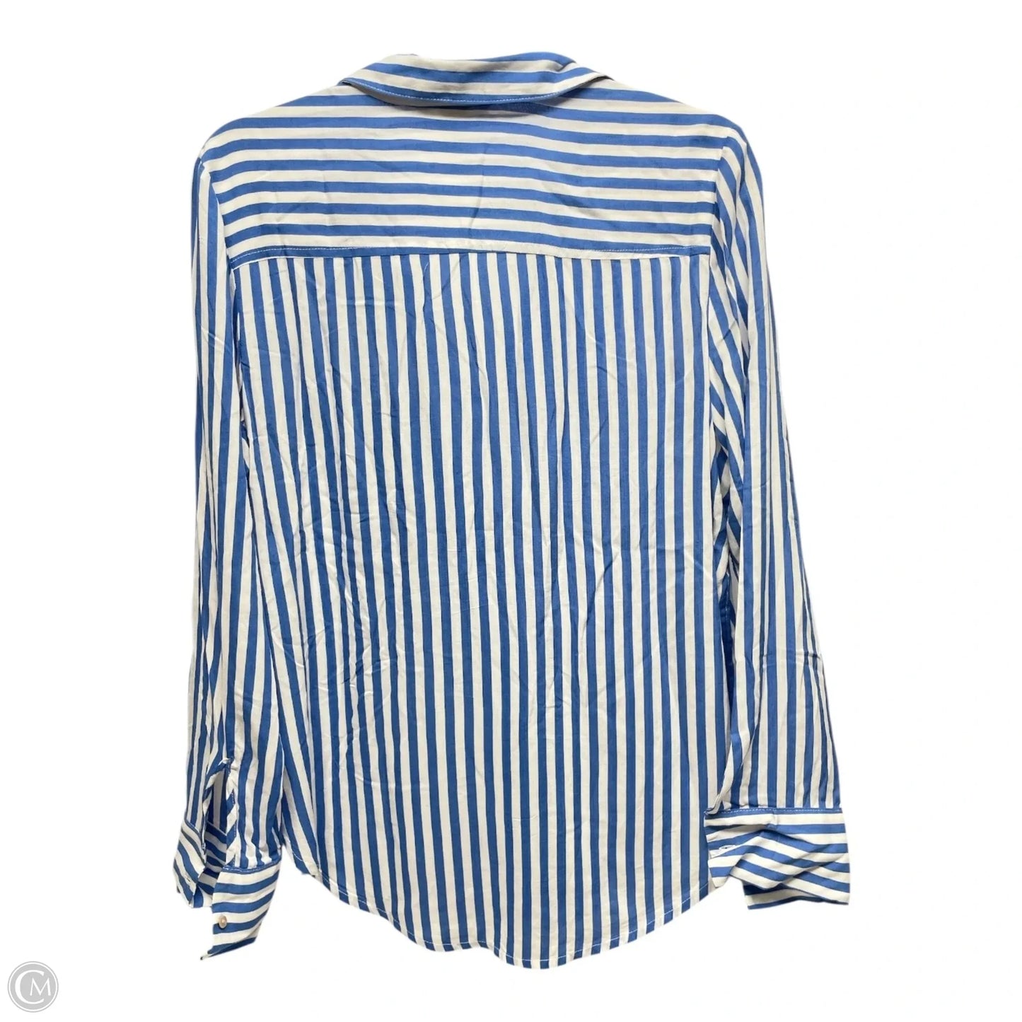 Top Long Sleeve By H&m In Striped Pattern, Size: 6