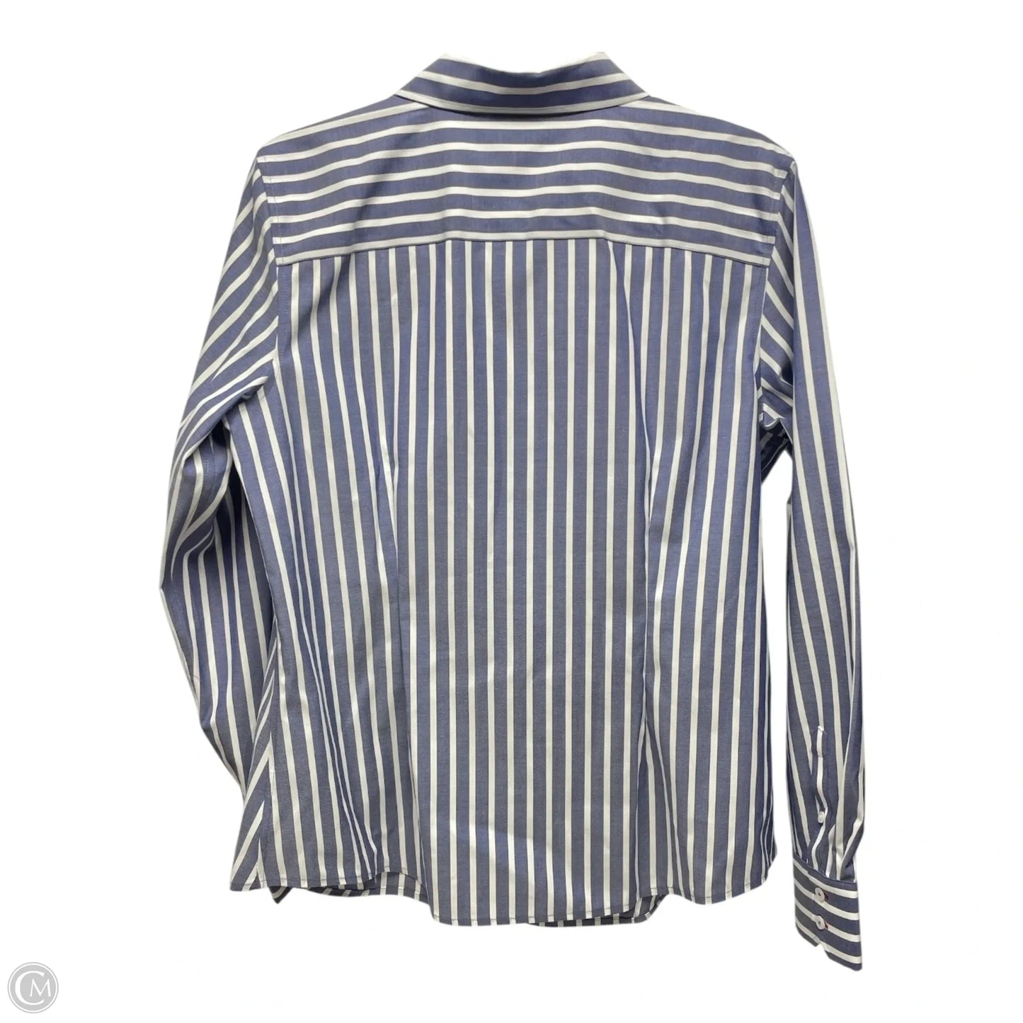 Top Long Sleeve By Talbots In Striped Pattern, Size: 12
