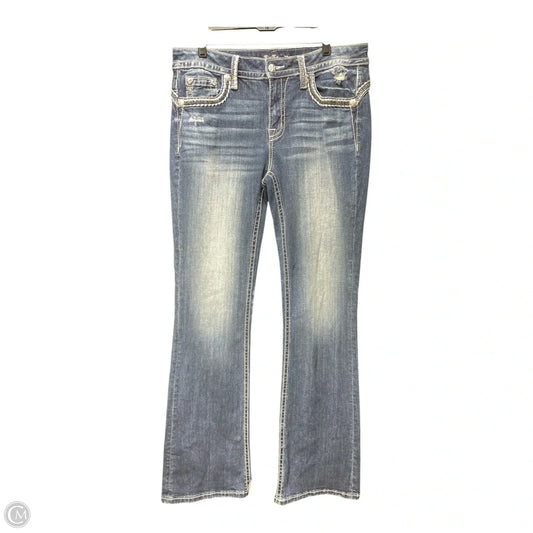 Jeans Boot Cut By Miss Me In Blue Denim, Size: 12