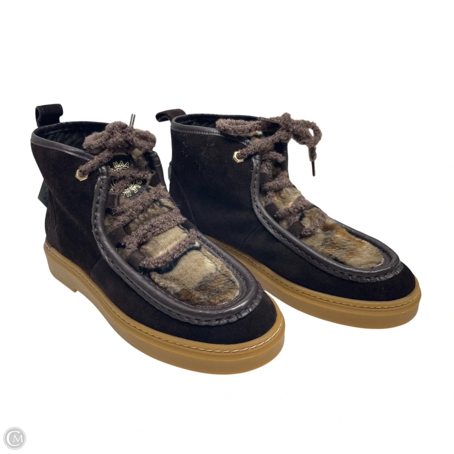 Boots Ankle Flats By Cole-haan In Brown, Size: 6