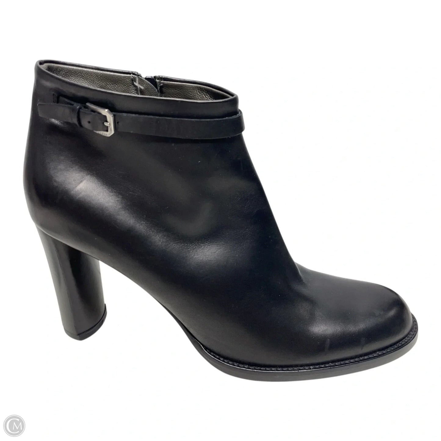 Boots Ankle Heels By Cma In Black, Size: 9