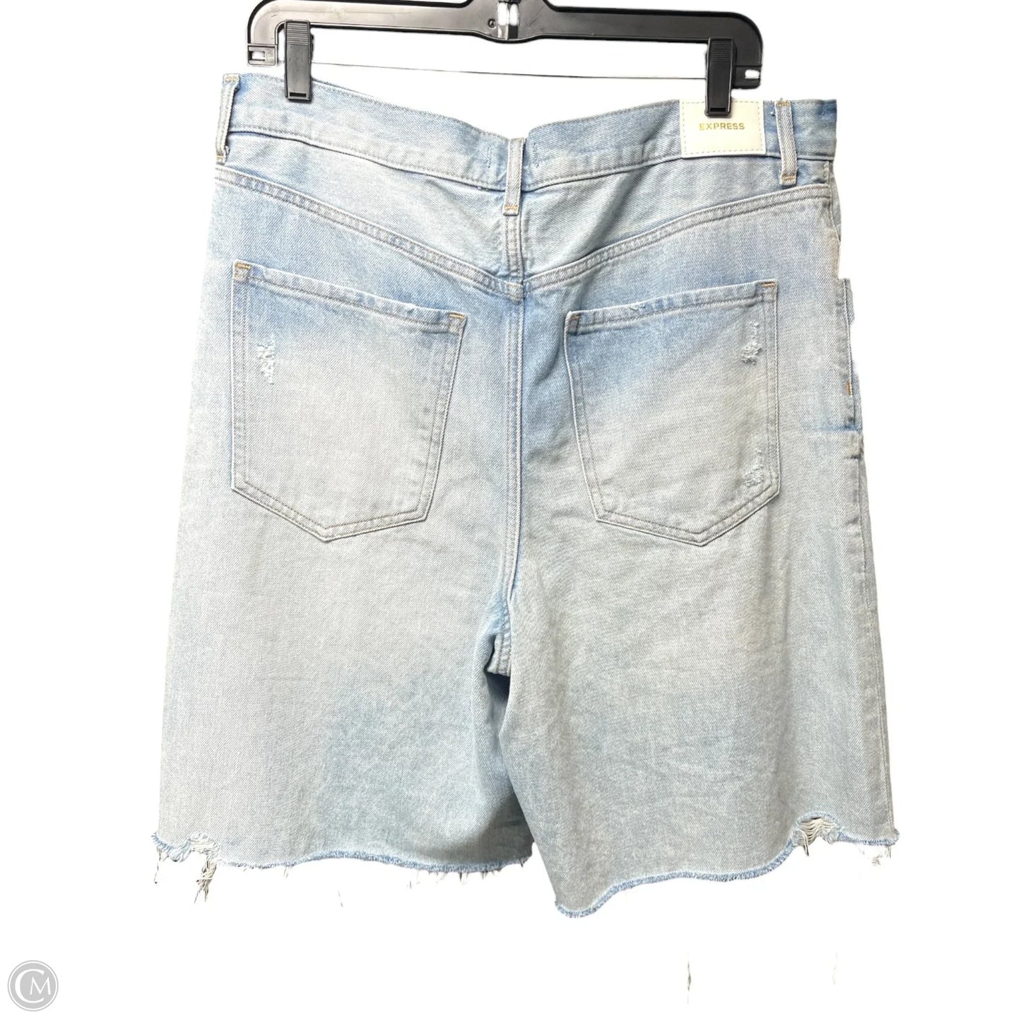 Shorts By Express In Blue Denim, Size: 12