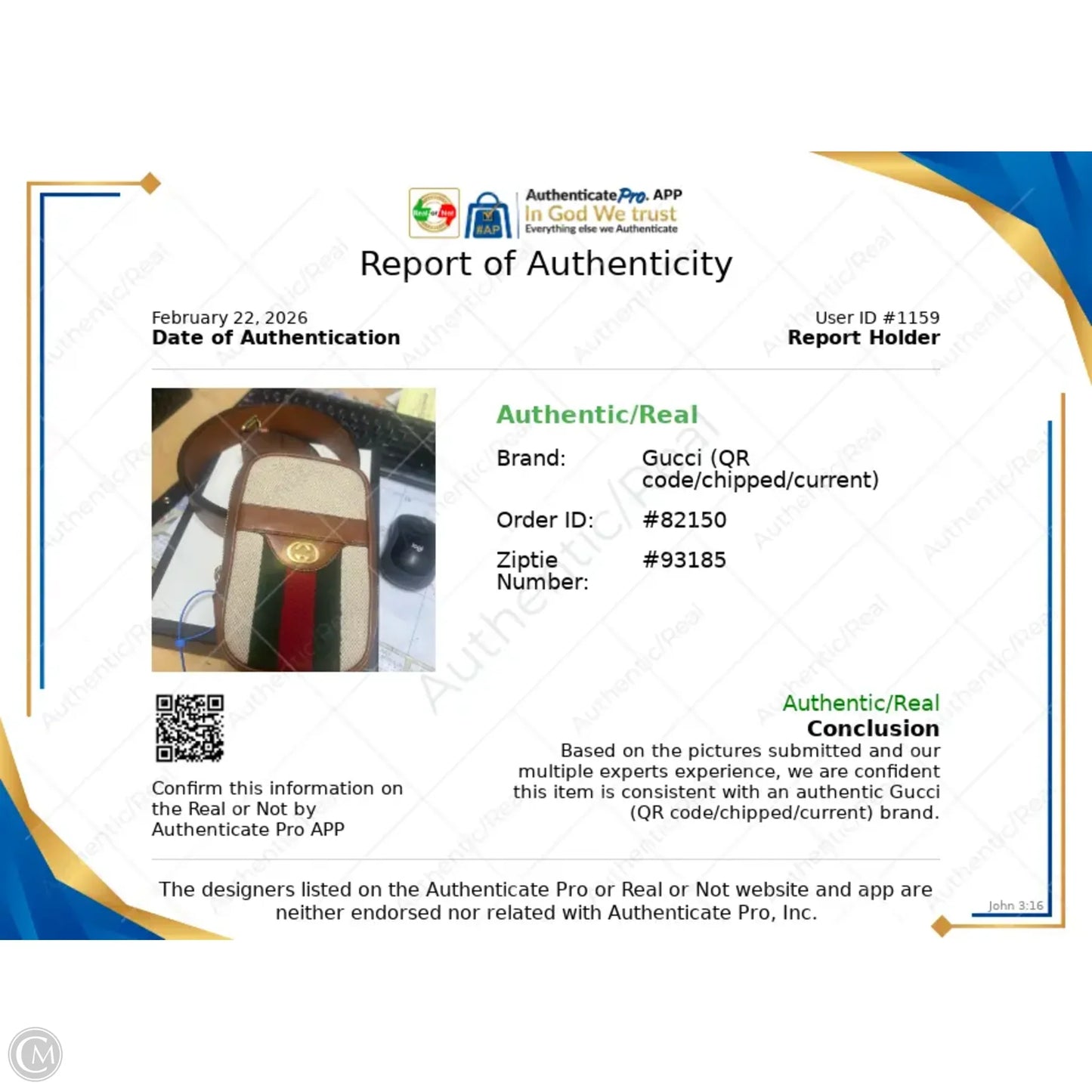 Belt Bag Luxury Designer By Gucci, Size: Medium