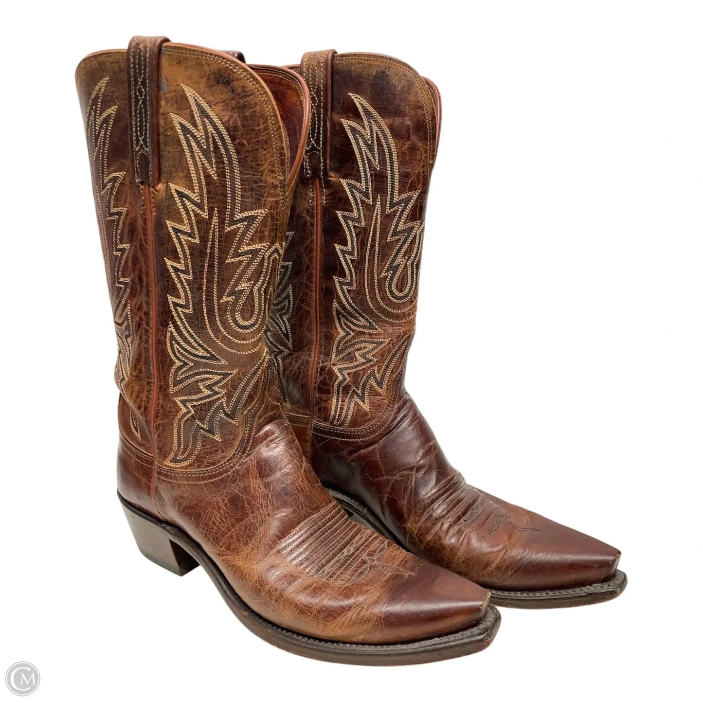 Boots Western By Lucchese In Brown, Size: 8.5