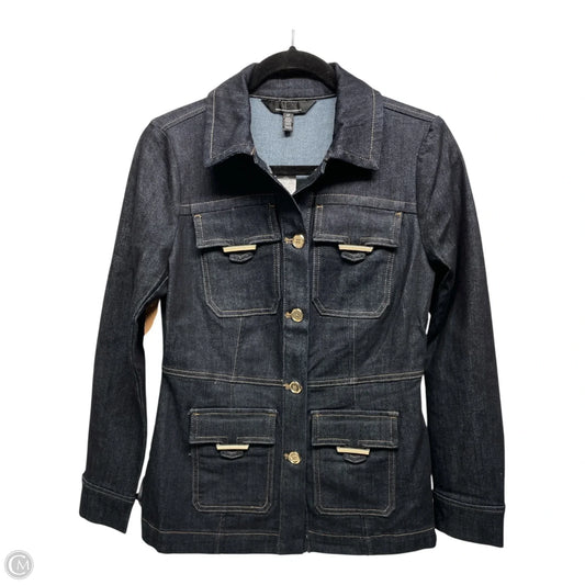 Blazer By White House Black Market In Blue Denim, Size: S