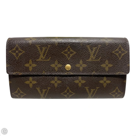 Wallet Luxury Designer By Louis Vuitton, Size: Large