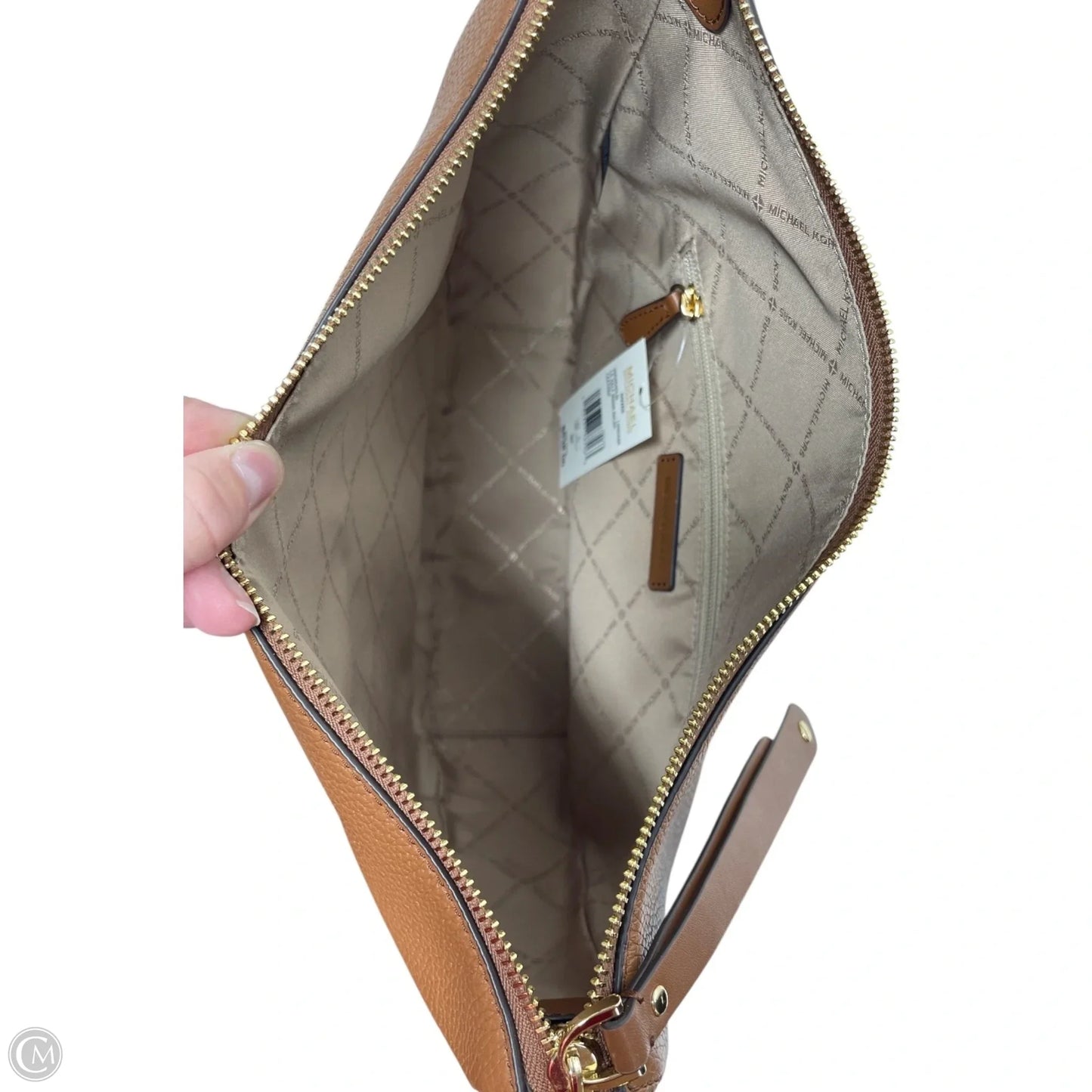 Handbag Leather By Michael By Michael Kors, Size: Large