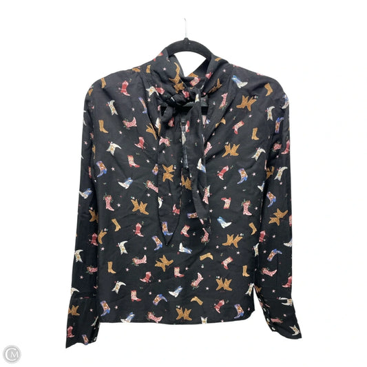 Top Long Sleeve By Zara In Multi-colored, Size: S