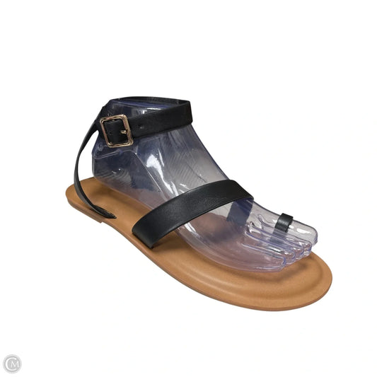 Sandals Flats By Universal Thread In Black, Size: 8.5