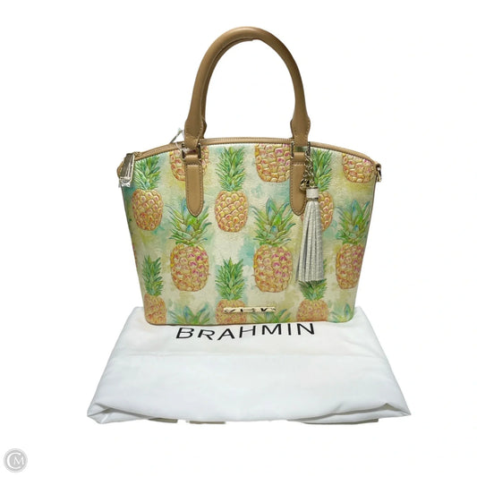 Handbag Designer By Brahmin, Size: Large