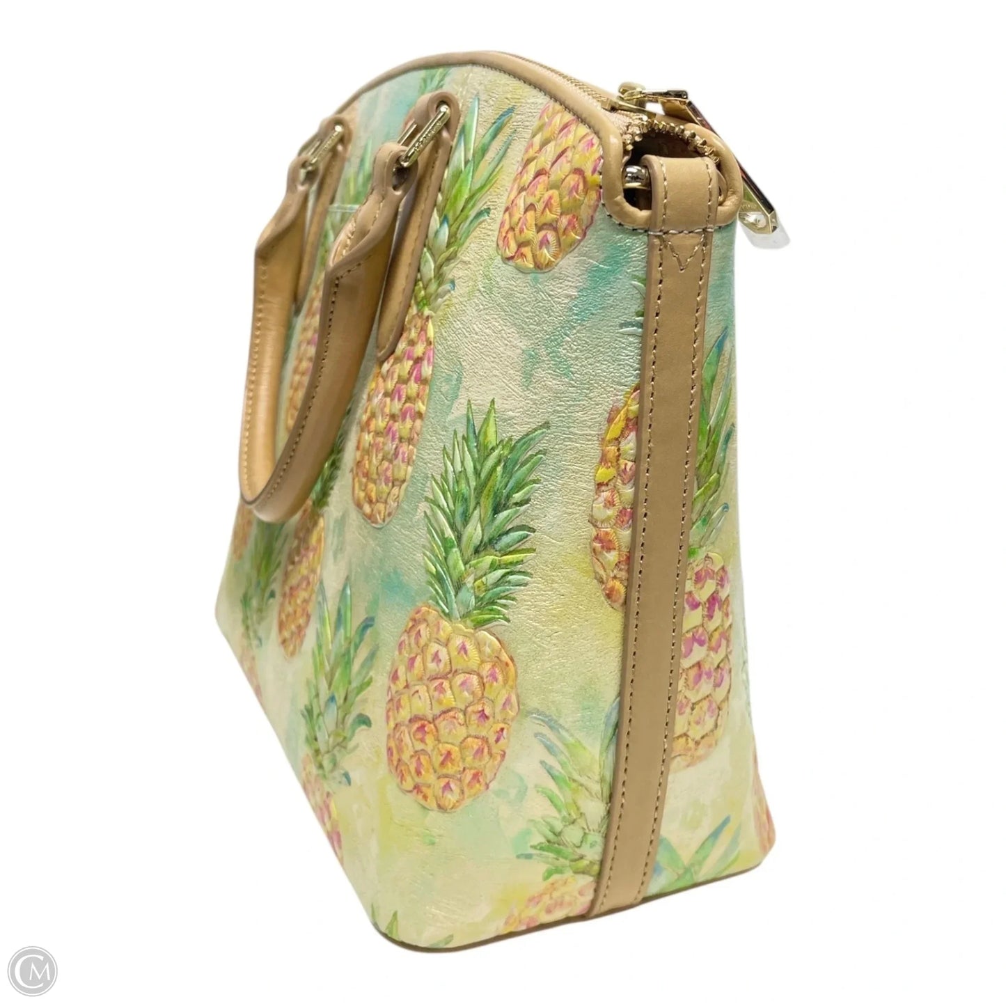 Handbag Designer By Brahmin, Size: Large