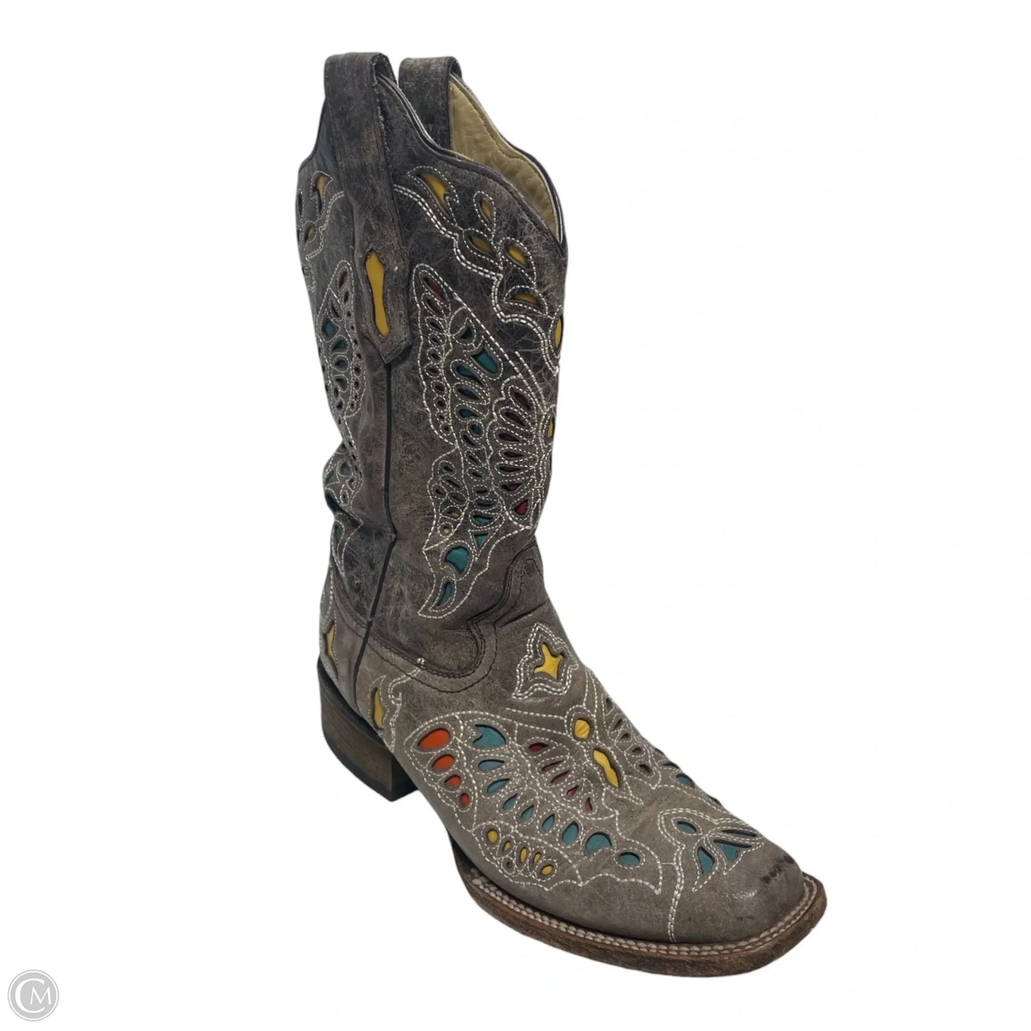Boots Western By Corral In Taupe, Size: 8.5
