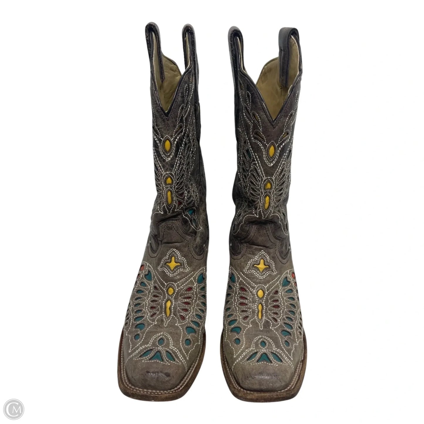 Boots Western By Corral In Taupe, Size: 8.5